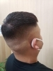 スキンフェード。「「男性のヘアスタイルも色々とご用意しております♪/仙台/青葉区/駅前/北目町通り/個室/床屋/理容室/マンツーマン施術/月曜日も営業/刈り上げ/ツーブロック/フェード/お顔剃り/シェービング/シャンプー」」