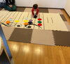 「2歳さん❣️  大きな五線で間の音符と線の音符のお勉強中✨　和歌山　ピアノ×エレクトーン教室」