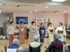 「日舞の「さくらの会」さまが華やかな舞を披露してくださいました」