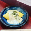 しらすと海藻のクリームソースのオムライス