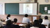 「教室で生徒総会、クラブ紹介 」