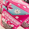 ここにメッセージなどを挟むことができます「ハートとお花のデザインがかわいい♪　限定パッケージ」