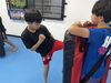 「8月18日(火)の稽古風景≪ 明石/空手/スポーツ/運動/幼児/小学生/お稽古/習い事≫　   ・少年部キッズ&ジュニアクラス ・少年部選手クラス ・一般部アドバンスクラス」