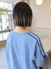 上質な空間で体験する美髪「パツッとボブにプレイングカラーで、伸びても気になりにくいデザインに」