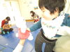 うさぎさんにタッチ♪「今日は「うさぎぐみ」がありました。」