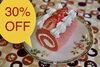 30％OFF ロールケーキ☆いちご☆  600円「わんちゃんケーキ★SALEのお知らせ★」