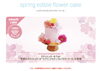 「【季節のSMASH CAKE】スプリングエディブルフラワーケーキ♡」