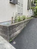 植栽工事施工前「花壇の植え替え。横浜市、磯子区、金沢区、植木、造園のご相談は庭一。」