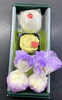 いちご大福、上生菓子の薔薇、生ちょこ大福のセット「バレンタインに生ちょこ大福(*ˊ˘ˋ*)☆」