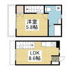 「ペット可賃貸✨【45TERRACE 　4号室】 伊予鉄道横河原線「 横河原駅 」より徒歩3分。愛媛大学医学部附属病院近くの築浅１LDKアパートをご紹介🏠✨」