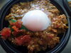 特製無水キーマカレー。「手作り弁当出来ました！」