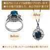 店内にリメイク・修理のプロがいるので安心です「お母様の形見となった、ブラックオパールリングのアームを切ってペンダントネックレスに簡単リメイクしました✨」