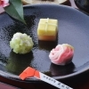 ミニ上生菓子3個 ドリンクセット