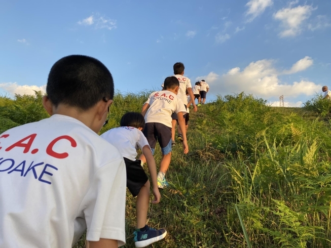 土手はSTEPで1番人気！「本日はSTEP火木クラスの運動です。」