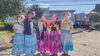 「那珂川市　フラダンス教室　レイマカナアロハ　秋のイベントに参加して楽しんでいます！」