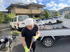 暑い～。「暑い中頑張りました！」
