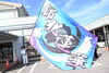 昨年歌手デビューした木川尚紀に掲げてもらい記念写真「11/1(日)行方市文化祭~お疲れさまでした( *´艸)」
