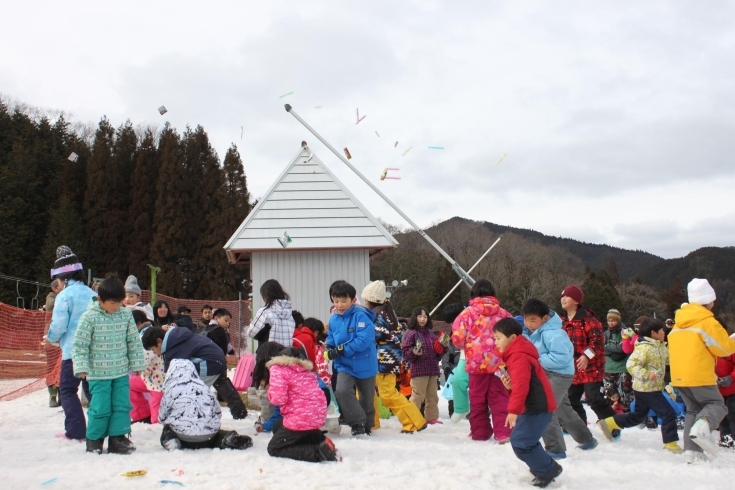 「 2月3日(土)はお菓子まきを行いました！」