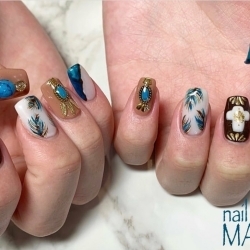 人気の夏ネイルまとめ ターコイズネイル ホイルネイル スタッズネイル 三河安城の個性派 隠れ家ネイルサロン Mahrマール Nail Salon Mahrのニュース まいぷれ 安城市