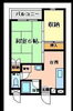 「南畑敷町１SK　広々一人暮らし　便利な立地♪　」