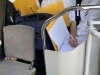 しっかりメモしてますね「就実中学校の学生さんとコラボ①ココピア事業紹介」