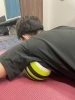 ボールを使用した小胸筋のストレッチも気持ちいいです「身体を伸ばす(ストレッチする)ことのメリット!」