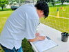 「日常点検記録」記入。訓練では紙書きとなります「【茨城】【水戸】【一等ドローン操縦士・飛行訓練】【ドローン飛行体験】25-06-04【ドローン】【免許】【資格】」