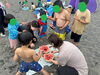 皆で分けて食べたよ！「厚田ビーチで海水浴！🌊【札幌市北区児童デイサービスこぱんはうすさくら札幌太平教室】」