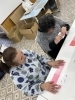 「点字練習風景です！」
