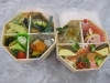 雛ちらし２段弁当　3,000円「お花見に桃の節句にちらし寿司入りお弁当いかがですか」