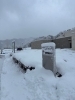記念館周辺の様子「今日も舞鶴は雪・雪・雪」