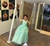 近くのカフェでランチ!ロングドレスのままブランコ?「今日はコンクールの審査員!!沢山の精一杯の演奏を聴いて満足!下京区ピアノ教室の生徒も頑張りました!【京都市南区&下京区のピアノ・リトミック・英語リトミック】」