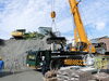 カウンターウエイト設置「圧巻！！250ｔクレーン作業　 part2」