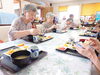 「デイサービス金太郎昼食の風景です(^O^)‼️。」
