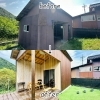 （角度違いのBefore→After比較）「🌿 Before→After！BBQハウス×民泊施設が完成しました🏠✨」