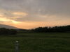 斐伊川土手の夕日です。癒されます。「７月になりました…」