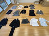 小学生サイズのフォーマル服です。「重ねてのお願い！【卒入園学フォーマル服のご寄付をお待ちしています】みんなが笑顔でハレの日を迎えられるように…！」