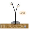 「出番がなかったダイヤイヤリングをスタッドピアスにリメイクしました✨」