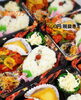 「人気のお弁当【鶏肉のチリソース&春巻き】【メンチカツ&ハムカツ　豚キムチ風】日替わり弁当で提供中♪　江戸川区の手作り弁当ならおけいちにお任せください！」
