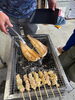 トロホッケの炭火焼き！とろける美味しさ(^^♪「社内恒例の秋バーベキュー開催！親方特製の炊き込みご飯と炭火焼き」