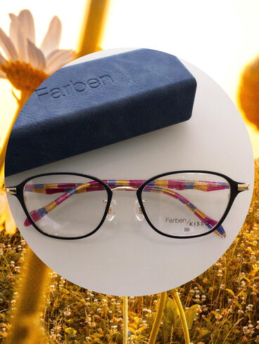 F7098 50□ KISSO 2「Farben (ファルベン)新入荷「宮崎市・修理・調整・あなたの眼に寄り添うめがね屋さん」」
