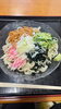 「軽食 潮路で味わう、季節限定の冷やしきつねうどん」