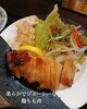 ジューシーで柔らかい鶏もも肉「和食居酒屋のランチ。魚沼市の旬食や 香秀でいただきました。」