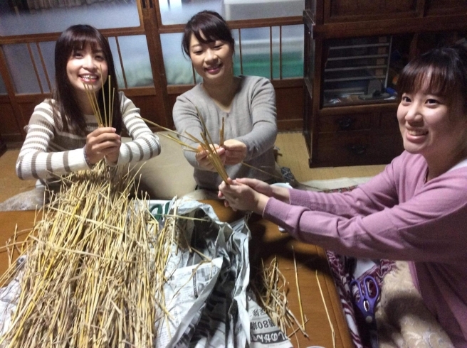 農業体験のひとつスペルト小麦のストロー作りWS「台湾からのお客様モニターツアーの受け入れしました！」