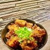 鶏の唐揚げ丼