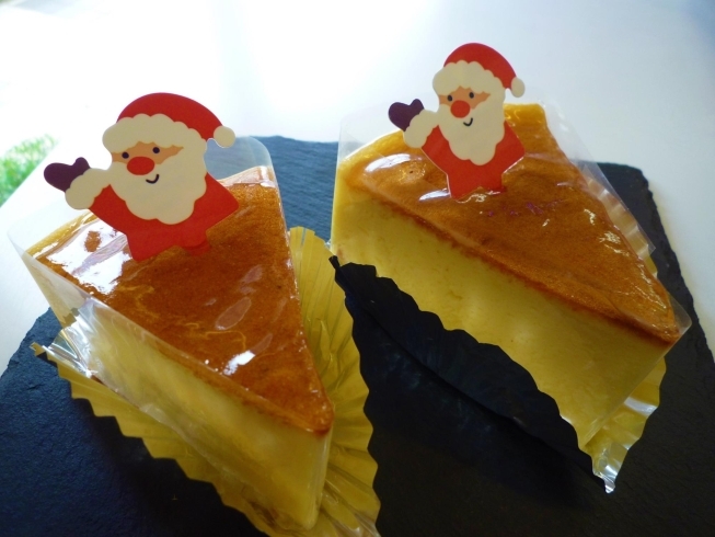 スフレチーズ300円（＋税）「クリスマス～伊奈町のケーキ屋シャンティ洋菓子店～」