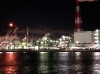 ドーム周辺は日が沈むと夜景スポットに「先週末の仕事現場」