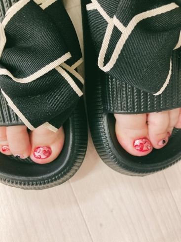 「ハートマグネットネイル【札幌市南区川沿 ネイルサロン nailsalon  Rubino】」