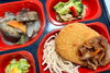 きたあかりコロッケのデミソース＆茄子味噌煮「２月１０日のお弁当🍱」
