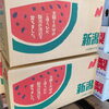 「すいか🍉😳 　10月に「すいか」が入荷しましたよー🍉　 新潟県産　「すいか　(豊あき)🍉」」